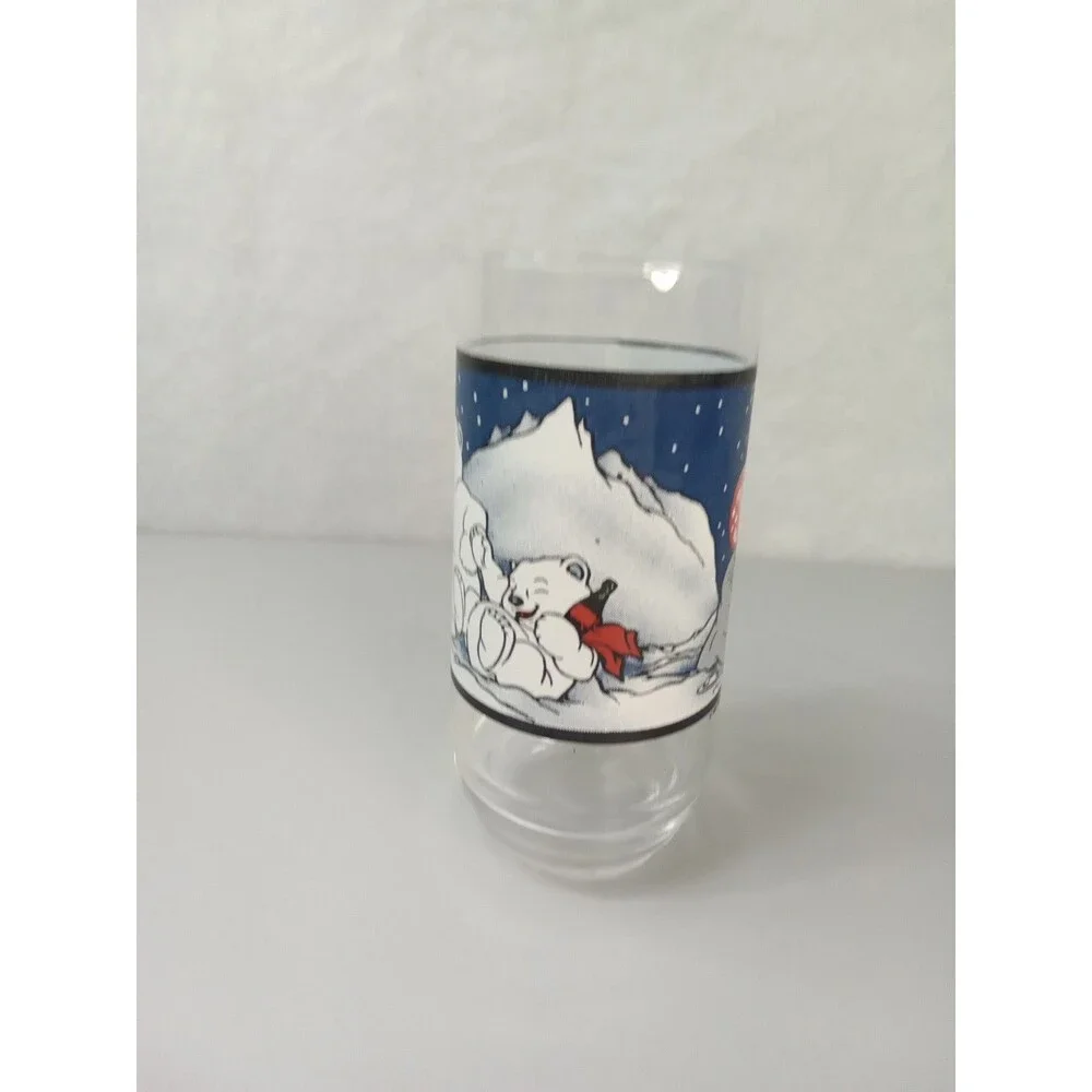 Coca-Cola Winter Baby Polar Bear and Seal Glasses 1997‎  Vintage